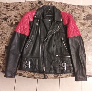 Smart Range London Biker Style Leather Jacket